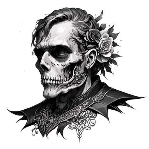 Non Omnis Moriar tattoo design idea