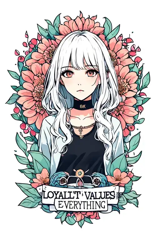 Loyalty Out Values Everything tattoo design idea