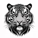 bengal tiger tattoo design idea