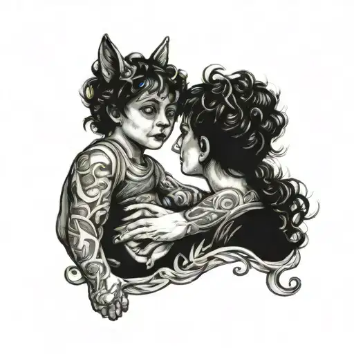annie, gemini, glasgow, 1998 tattoo design idea