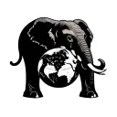 globe, easter island, elephant, great wall, sydney opera house tattoo design idea