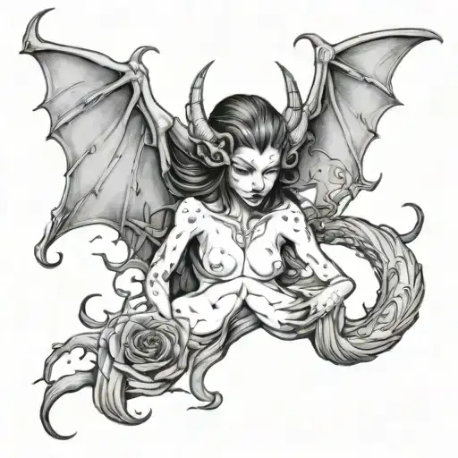 Succubus Womb tattoo design idea