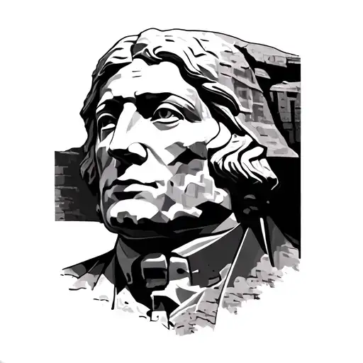 kids mt Rushmore tattoo design idea