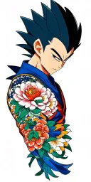 Vegeta tattoo design idea