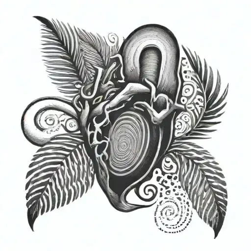 fingerprints with names on the sides seeing all this tattoo design idea