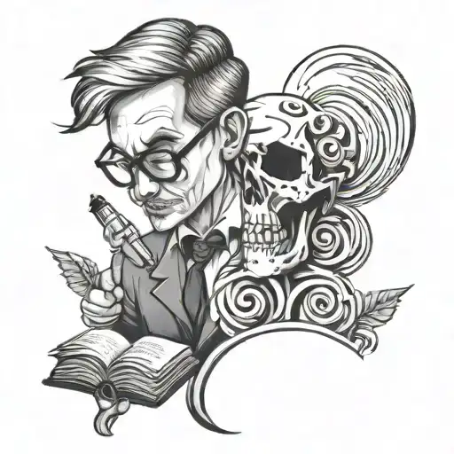 Teacher tattoo design idea