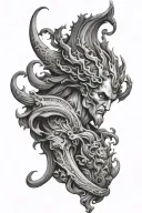 Hades tattoo design idea