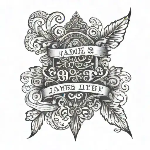 james 1:19 text on arm tattoo design idea