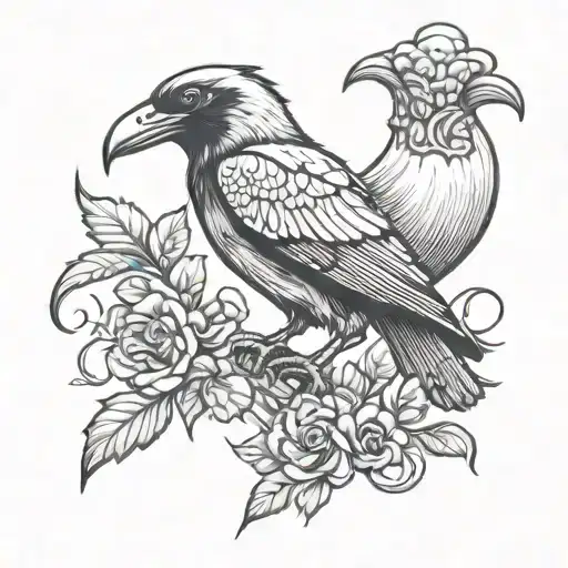 rook tattoo design idea