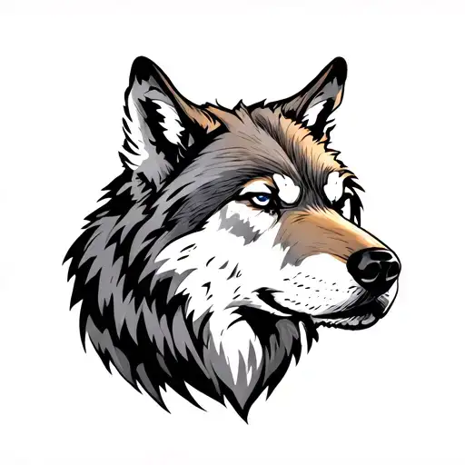 lobos tattoo design idea