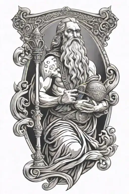 Moses tattoo design idea