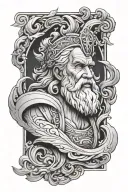 Moses tattoo design idea