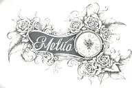 Script tattoo tattoo design idea