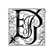 initial monogram tattoo letter E G E J B 3D representation with cross  tattoo design idea