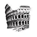 colosseum tattoo design idea