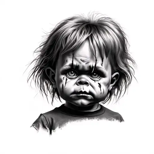 Chucky tattoo design idea