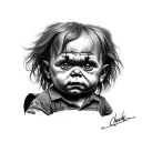 Chucky tattoo design idea