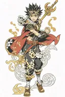 asta black clover tattoo design idea