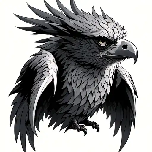 gryphon tattoo design idea