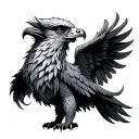 gryphon tattoo design idea