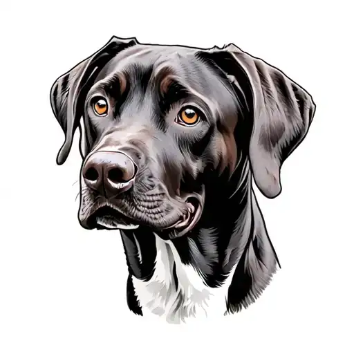 Rhodesian Ridgeback tattoo design idea
