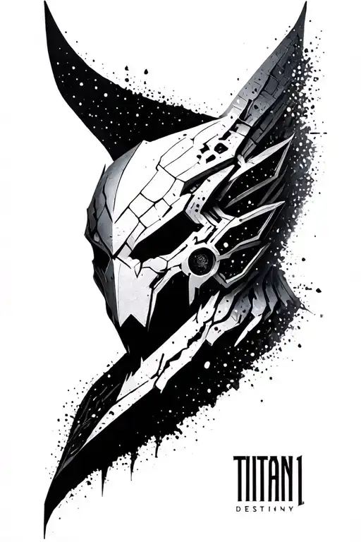 Destiny 2 Main titan tattoo design idea