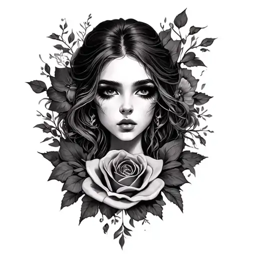 Dark Romance tattoo design idea