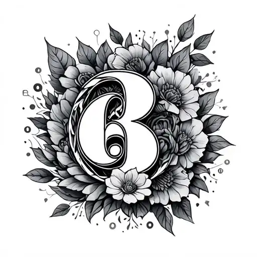 Numerology tattoo design idea