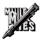 "MILES" abc blocks tattoo design idea