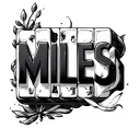 "MILES" abc blocks tattoo design idea