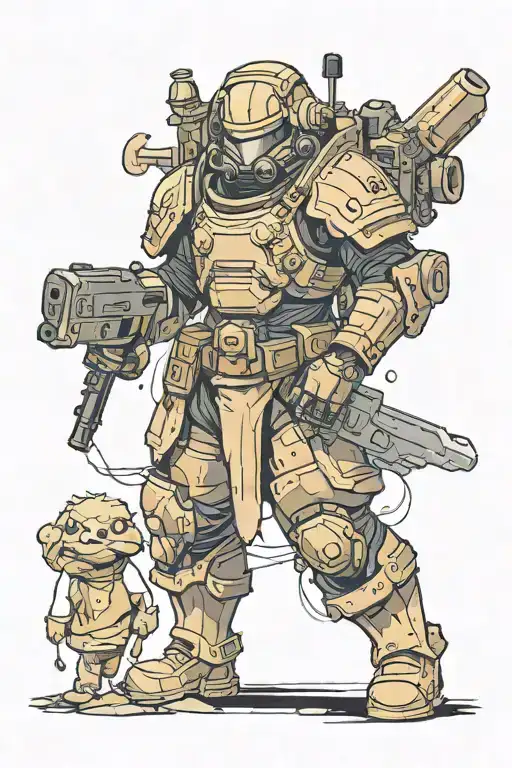 Helldivers tattoo design idea