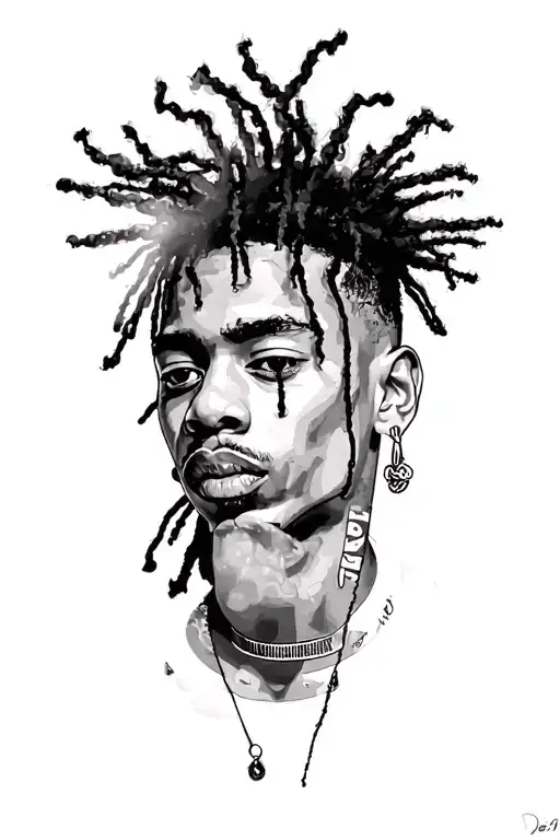 Basquiat tattoo design idea