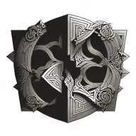 roman empire tattoo design idea