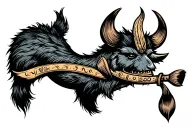 Wikinger wild things tattoo design idea