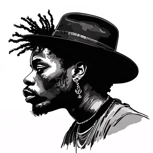 Basquiat tattoo design idea