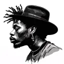 Basquiat tattoo design idea