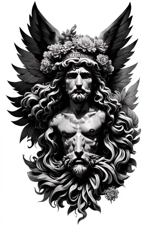 Greek mythology tattoo design idea