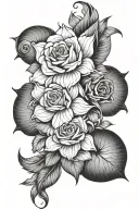 shading more line work tattoo design idea