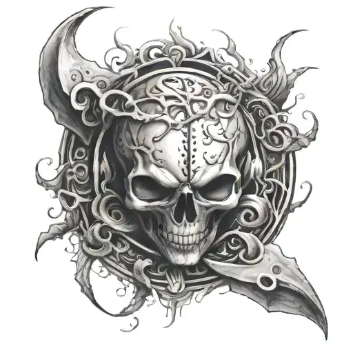 69 Cancer tattoo design idea