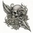 69 Cancer tattoo design idea