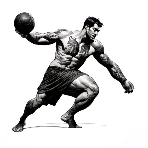 Man In The Arena tattoo design idea