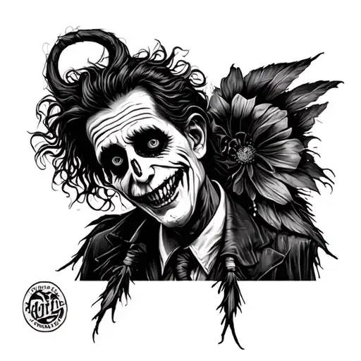 Beetlejuice tattoo design idea