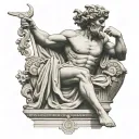 greek statue tattoo design idea