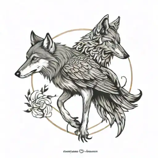 1,529+ Raven And Wolf Tattoo Ideas in 2026 - BlackInk AI