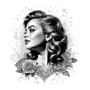 "Adele" Adele tattoo design idea