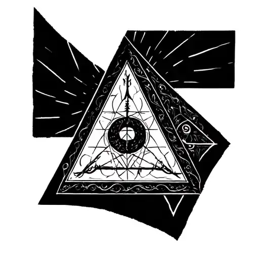 Illuminati tattoo design idea