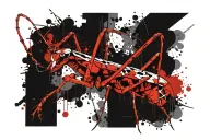 mantis evil  tattoo design idea