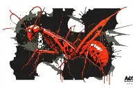 mantis evil  tattoo design idea