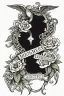 Do justice, love mercy, walk humbly with your God tattoo design idea
