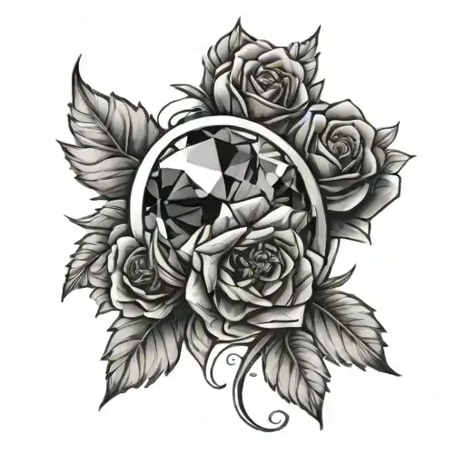 garnet stone tattoo female tattoo design idea